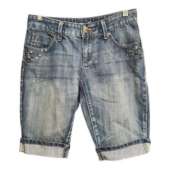 Inc Denim Pants - Inc Studded Denim Shorts 2